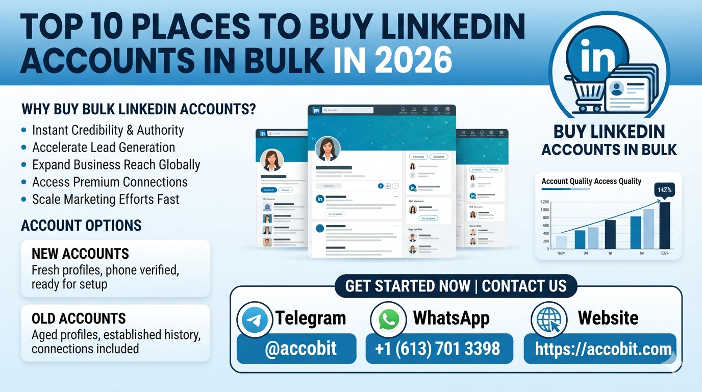 Top 10 Places to Buy LinkedIn Accounts in Bulk in 2026