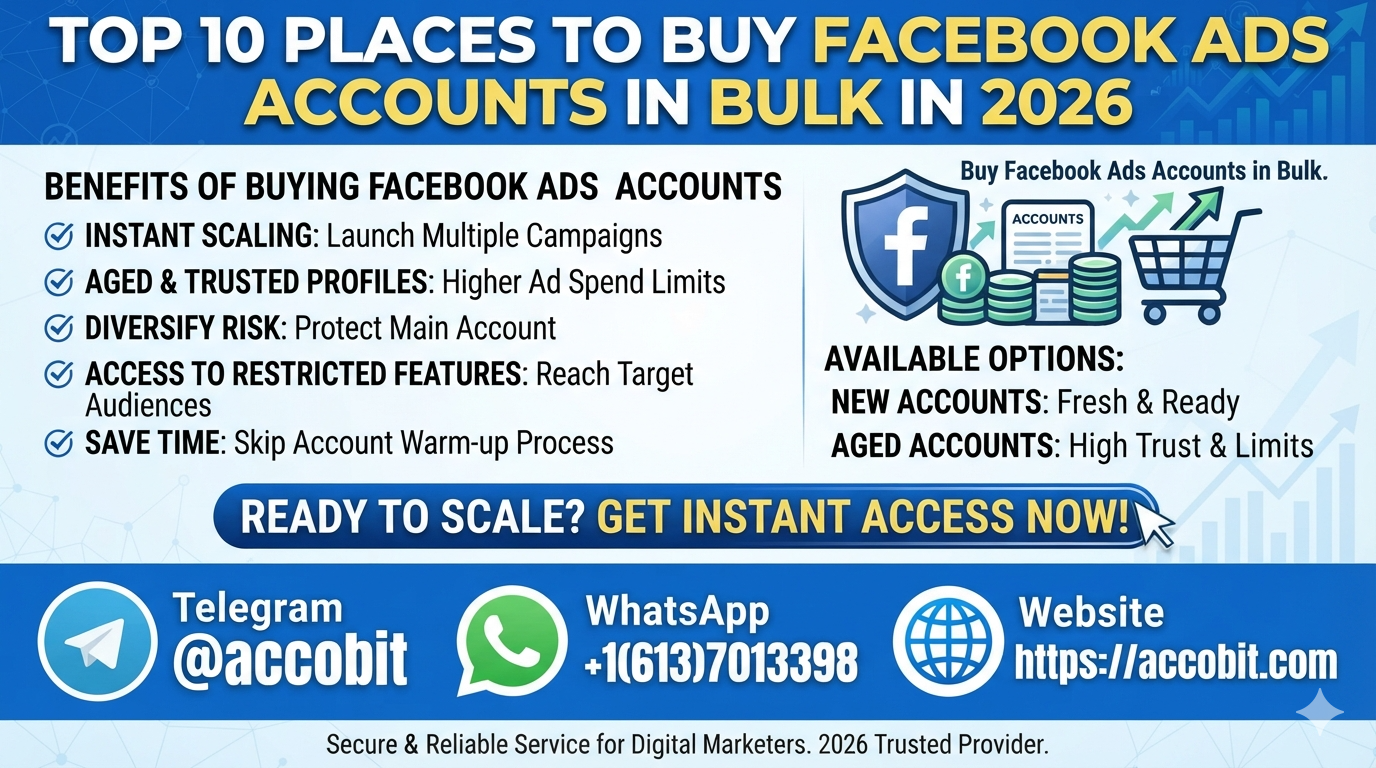 Top 10 Places to Buy Facebook Ads Accounts in Bulk in 2026